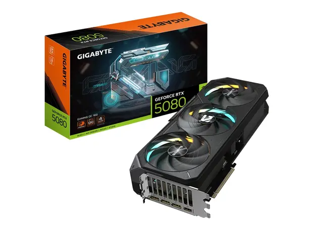 ვიდეო დაფა GIGABYTE Graphic Adapter GeForce RTX 5080 16GB GDDR7 GAMING OC
