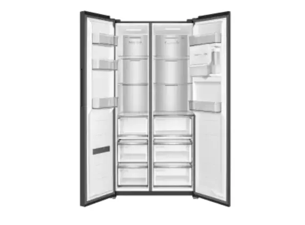 მაცივარი TCL C521CDIB FREE BUILT-IN, 521L, Energy E, 190x64x83.3, LED Display, Metal Fresh. Icy Blue glass, 3 image