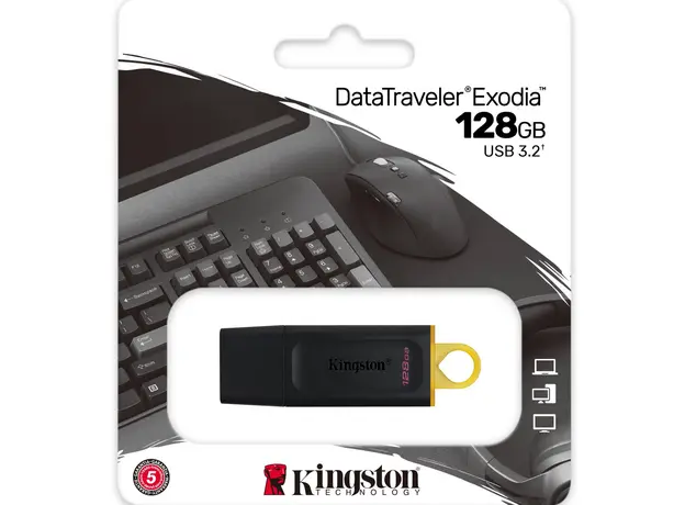 ფლეშ მეხსიერება Flash Kingston 128GB DTX, 3 image