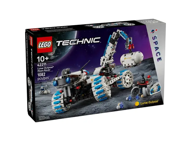 ლეგო LEGO Constructor Technic Lunar Outpost Moon Rover Space Vehicle