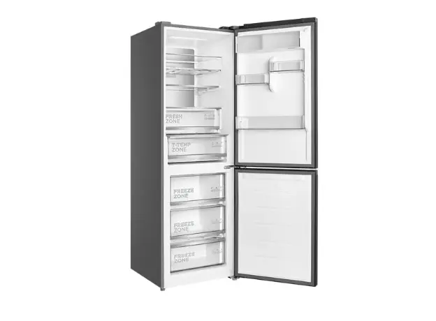 მაცივარი TCL C521CDIB FREE BUILT-IN, 521L, Energy E, 190x64x83.3, LED Display, Metal Fresh. Icy Blue glass, 4 image