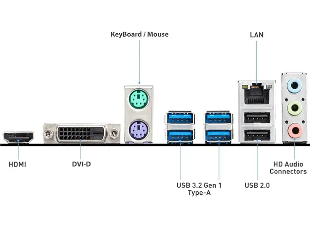დედა დაფა MSI A520M-A PRO, 2 image
