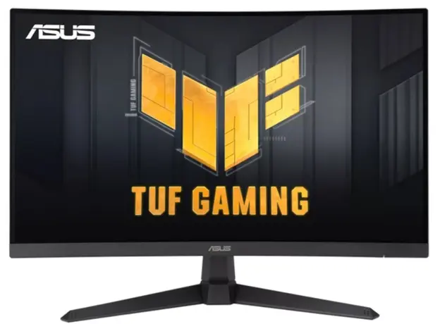 მონიტორი Asus TUF 90LM0A81-B01170 VG27VQM1B, 27", Curved Monitor, FHD, VA, HDMI, DP, Black