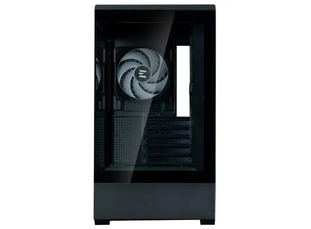 კომპიუტერის ქეისი Zalman Computer case P30 Black V2, without PSU, 1xUSB3.0, 1хUSB Type-C, 3x120mm ARGB, TG Front/Side Panel, mATX, Black, 2 image
