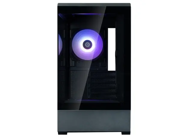 კომპიუტერის ქეისი Zalman Computer case P30 Black V2, without PSU, 1xUSB3.0, 1хUSB Type-C, 3x120mm ARGB, TG Front/Side Panel, mATX, Black, 5 image