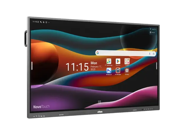 ინტერაქტიული ეკრანი Vivitek EK657i NovoTouch, 65", Android 14, RAM 16GB, 128GB, Smart Board, Gray, 2 image