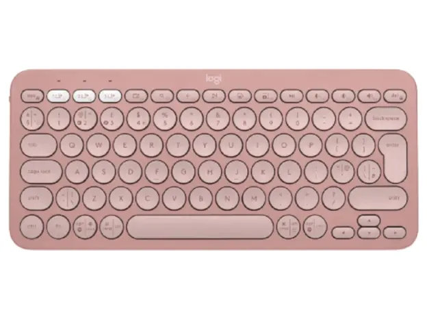 კლავიატურა LOGITECH Pebble Keys 2 K380s - TONAL ROSE - US INT'L - BT - INTNL-973 - UNIVERSAL