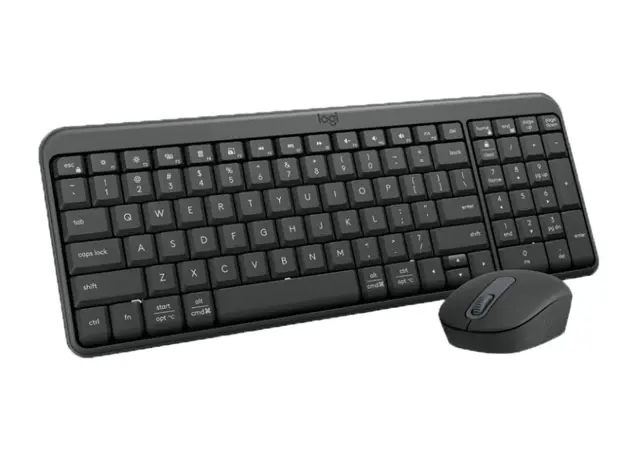 კლავიატურა და მაუსი LOGITECH MK250 Compact Bluetooth Wireless Combo-GRAPHITE-RUS-2.4GHZ/BT-INTNL-973, 3 image