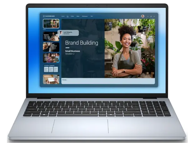 ნოუთბუქი Dell 16 DC16250/Core 5-120U/8GB/512GB SSD/Intel Graphics/Ubuntu/WLAN + BT/16" FHD+/Backlit Kb/Ice Blue /3 Cell/65W/3Ywr