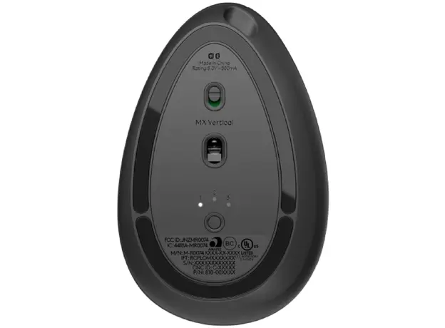 მაუსი LOGITECH MX Vertical Bluetooth Mouse - GRAPHITE, 4 image