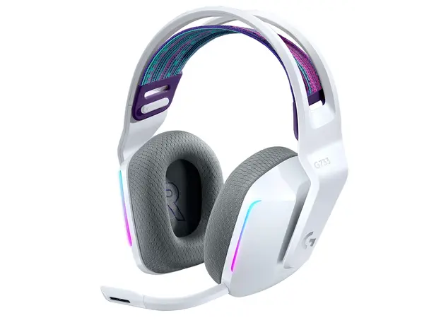ყურსასმენი LOGITECH G733 LIGHTSPEED Wireless RGB Gaming Headset - WHITE