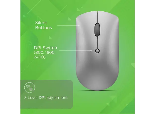 მაუსი Lenovo 600 Bluetooth Silent Mouse, 2 image