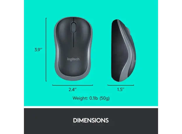 კლავიატურა და მაუსი LOGITECH MK270 Wireless Combo - BLACK - RUS, 3 image
