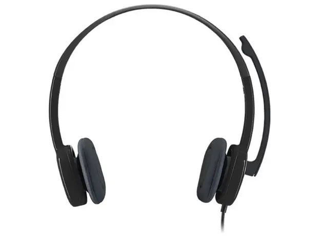 ყურსასმენი LOGITECH H151 Corded Stereo Headset - BLACK - 3.5 MM, 2 image