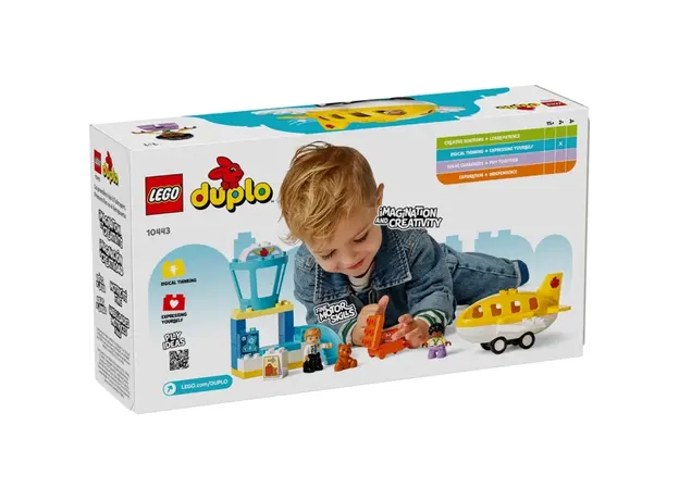 ლეგო LEGO Constructor DUPLO Town First Time at the Airport