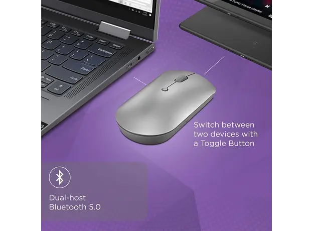 მაუსი Lenovo 600 Bluetooth Silent Mouse, 4 image