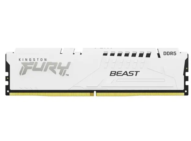 ოპერატიული მეხსიერება Kingston FURY White 16GB 6000MHz DDR5 DIMM CL36 1Rx8 2G x 64-Bit