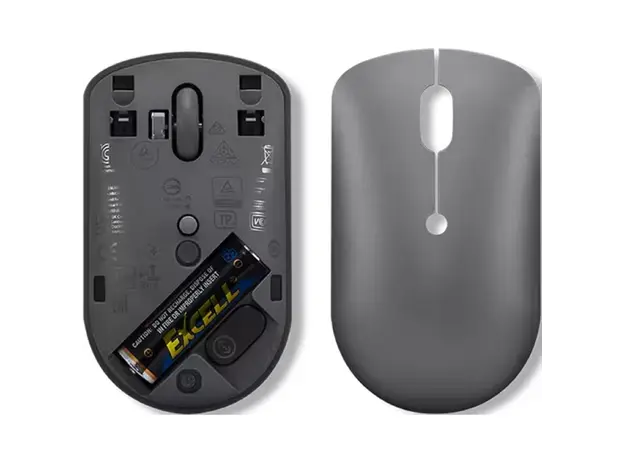 მაუსი Lenovo 400 USB-C Wireless Compact Mouse Grey, 3 image