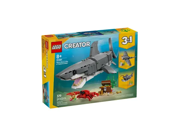 LEGO Constructor Creator Fierce Shark with a Treasure Chest