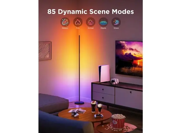 Govee H8076 Govee Floor Lamp lite, 1000Lm, RGBWW+RGBIC+WW, WI-FI/Bluetooth, 2 image