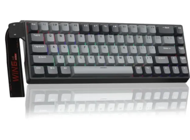 კლავიატურა AULA WIN68 HE Pro RGB Wired Gaming Keyboard Light Grey/Dark grey (Meteor Magnetic Switch), 2 image