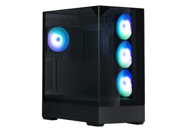 კომპიუტერის ქეისი Zalman PC case P40 Prism without PSU, 2xUSB3.0, 1xUSBType-C, 1x120mm ARGB, VGA 420мм, LCS ready, TG 3x Panels, ATX, black