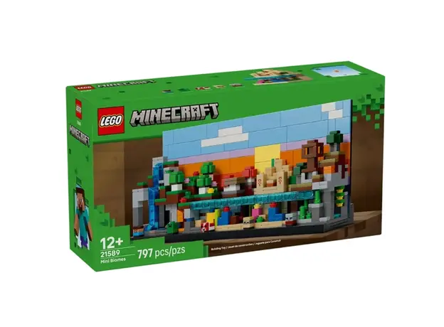 ლეგო LEGO Constructor Minecraft Mini Biomes