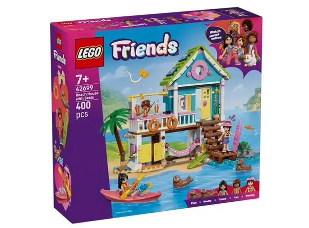 ლეგო LEGO Constructor Friends Beach House with Seals